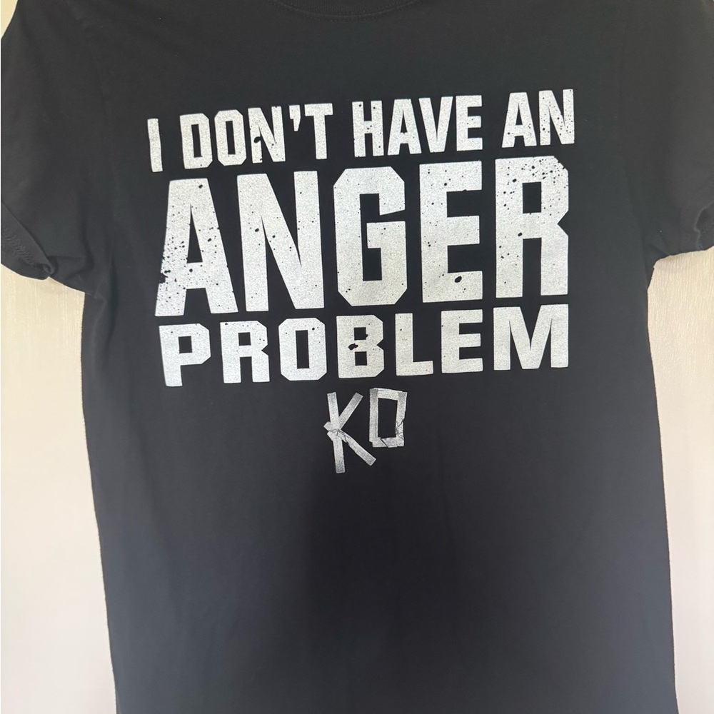 Authentic WWE Kevin‎ Owens Tshirt Size Medium Black
